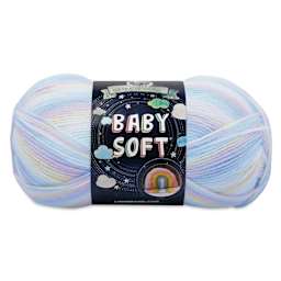 Lion Brand Baby Soft Yarn - Pastel Print