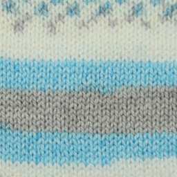 Premier Yarn Bloom Chunky Yarn - Bluebell, knitted sample