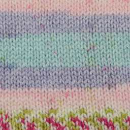 Premier Yarn Bloom Chunky Yarn - Hydrangea, knitted sample