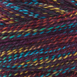Fibra Natura Cobblestone Yarn - Mardi Gras to show texture