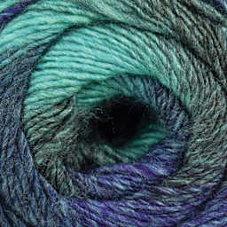Universal Yarn Colorburst Yarn - Aurora Borealis, close-up