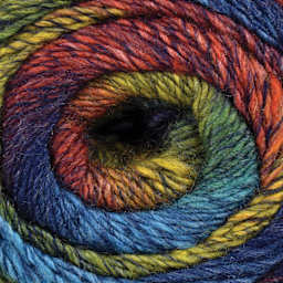 Universal Yarn Colorburst Yarn - Horizon, close-up