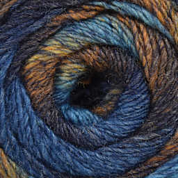 Universal Yarn Colorburst Yarn - Earth and Sky, close-up