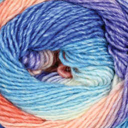 Universal Yarn Colorburst Yarn - Sunset, close-up