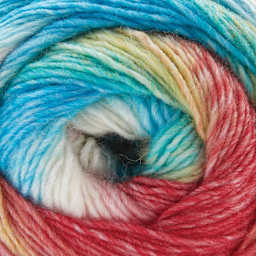 Universal Yarn Colorburst Yarn - Lollipop, close-up