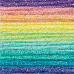 Lion Brand Mandala Sparkle Yarn - Serpens, close-up