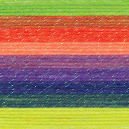 Lion Brand Mandala Sparkle Yarn - Monoceros, close-up