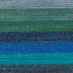 Lion Brand Mandala Sparkle Yarn - Volan, close-up