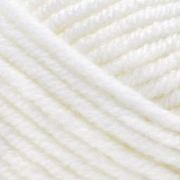 Premier Yarn Basix Chunky Yarn - White, close-up