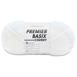 Premier Yarn Basix Chunky Yarn - White