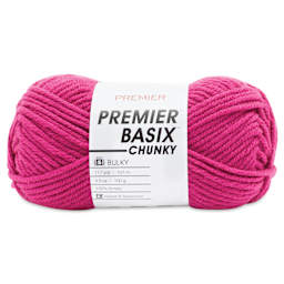 Premier Yarn Basix Chunky Yarn - Magenta