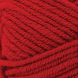 Premier Yarn Basix Chunky Yarn - Deep Red, close-up
