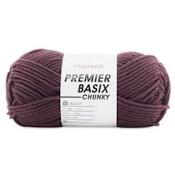 Premier Yarn Basix Chunky Yarn - Plum