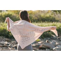 Quince & Co Tern Yarn - Cumulus, shawl example
