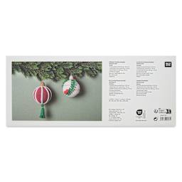 Rico Design Ricorumi Silver Christmas Bauble Crochet Kit bottom of packaging