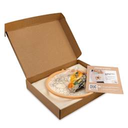 John Bead Embroidered Bag DIY Kit contents in packaging