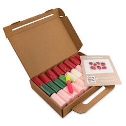 John Bead Latch Hook Kits - Strawberry contents in packaging