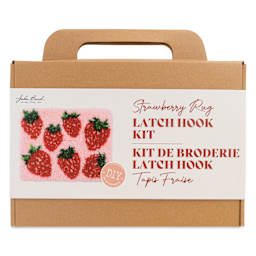 John Bead Latch Hook Kits - Strawberry front of packaging