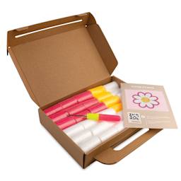 John Bead Latch Hook Kits - Daisy contents in packaging