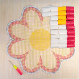 John Bead Latch Hook Kits - Daisy contents
