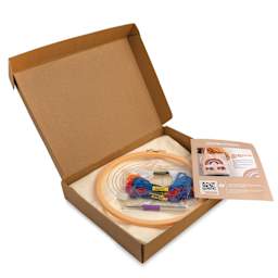 John Bead Needle Punching Tote Bag DIY Kit contents in packaging