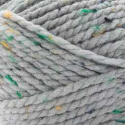 Premier Yarn Serenity Chunky Tweed Yarn - Fog close up to show texture