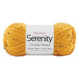 Premier Yarn Serenity Chunky Tweed Yarn - Mustard