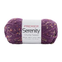 Premier Yarn Serenity Chunky Tweed Yarn - Eggplant