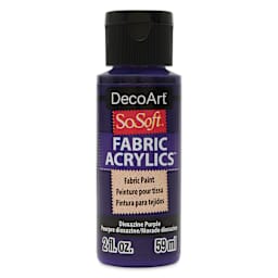 DecoArt SoSoft Fabric Paint - Dioxazine Purple, 2 oz, Bottle