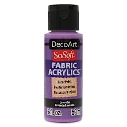 DecoArt SoSoft Fabric Paint - Lavender, 2 oz, Bottle