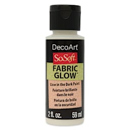 DecoArt SoSoft Fabric Glow Paint - 2 oz, Bottle