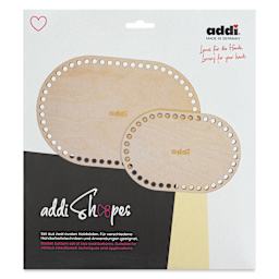 Skacel by Addi Shapes Basket Bases - Pkg of 2, Oval front of packaging