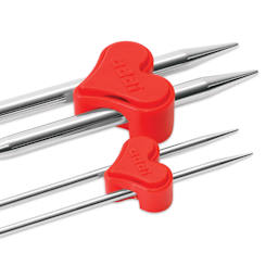 Skacel by Addi ToGo Stitch Holders on needles (not included)