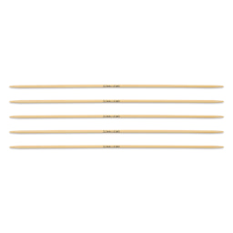 Skacel by Addi Bamboo Double Pointed Knitting Needles - Pkg of 5, US 0, 6"