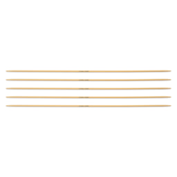Skacel by Addi Bamboo Double Pointed Knitting Needles - Pkg of 5, US 0, 8"