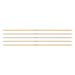 Skacel by Addi Bamboo Double Pointed Knitting Needles - Pkg of 5, US 01, 8"