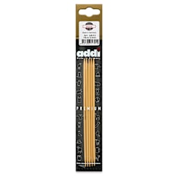 Skacel by Addi Bamboo Double Pointed Knitting Needles - Pkg of 5, US 02, 6" front of packaging