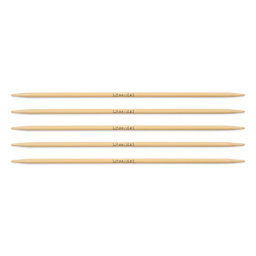 Skacel by Addi Bamboo Double Pointed Knitting Needles - Pkg of 5, US 03, 6"