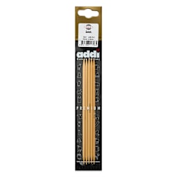 Skacel by Addi Bamboo Double Pointed Knitting Needles - Pkg of 5, US 04, 6" front of packaging