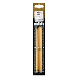 Skacel by Addi Bamboo Double Pointed Knitting Needles - Pkg of 5, US 05, 6" front of packaging