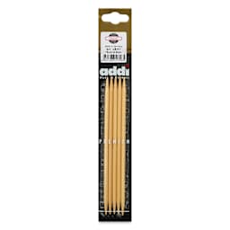 Skacel by Addi Bamboo Double Pointed Knitting Needles - Pkg of 5, US 07, 6" front of packaging