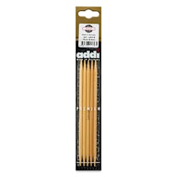 Skacel by Addi Bamboo Double Pointed Knitting Needles - Pkg of 5, US 08, 6" front of packaging