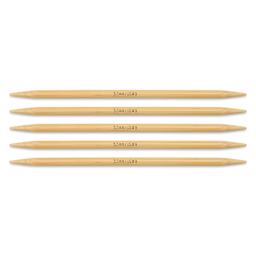 Skacel by Addi Bamboo Double Pointed Knitting Needles - Pkg of 5, US 09, 6"