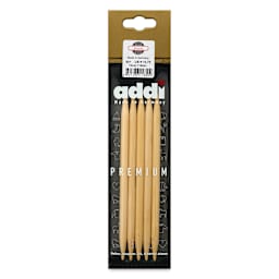 Skacel by Addi Bamboo Double Pointed Knitting Needles - Pkg of 5, US 10.75, 6" front of packaging