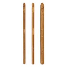 Lion Brand Bamboo Crochet Hook Set - Set of 3, Sizes J, K, N