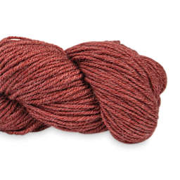 HiKoo Madrona DK Yarn - Firethorn Berry close up to show texture