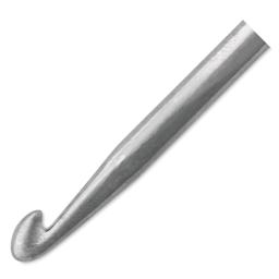 Skacel by Addi Olive Wood Crochet Hook - US F, 4.00 mm close up to show hook