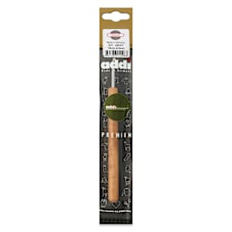 Skacel by Addi Olive Wood Crochet Hook - US F, 4.00 mm front of packaging