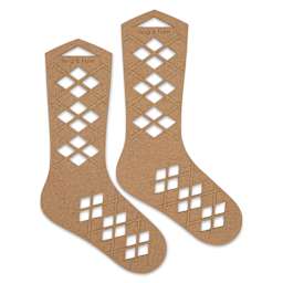 Twig & Horn Argyle Sock Blockers - Large