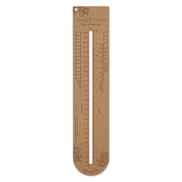 Twig & Horn Sock Sizing Knitting Ruler